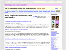 Tablet Screenshot of dearcupid.org